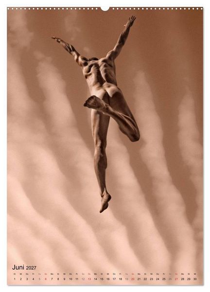 Produktbild: JUMP! ATHLETISCHE M&Auml;NNERAKTE (Wandkalender 2027 DIN A2 hoch), CALVENDO Monatskalender