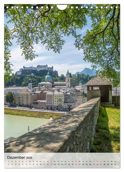 Produktbild: SALZBURG Grandiose Ausblicke (Wandkalender 2026 DIN A4 hoch), CALVENDO Monatskalender