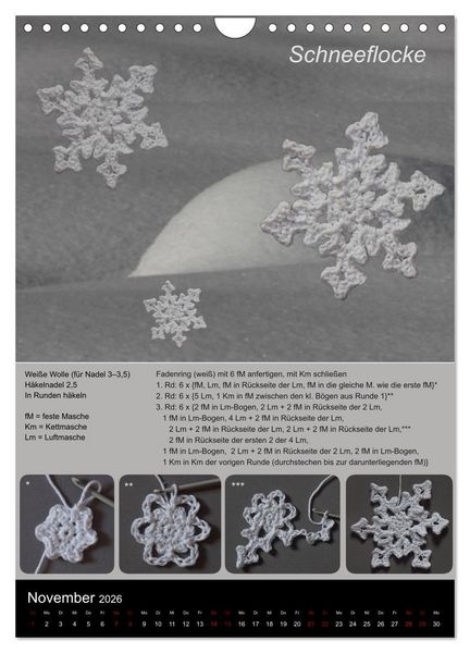 Produktbild: Amigurumi - H&auml;kelideen mit Anleitung (Wandkalender 2026 DIN A4 hoch), CALVENDO Monatskalender