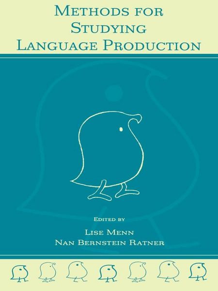 Produktbild: Methods for Studying Language Production