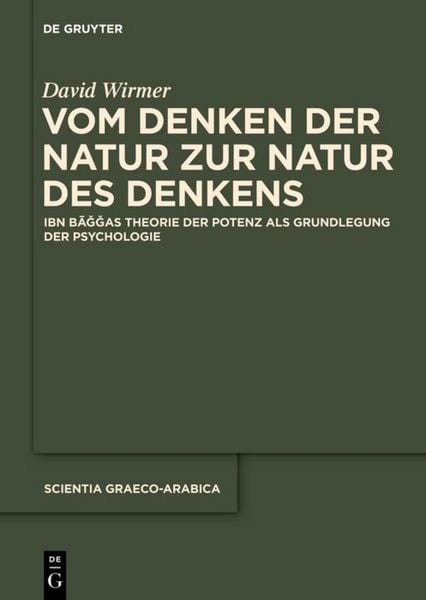 Produktbild: Vom Denken der Natur zur Natur des Denkens
