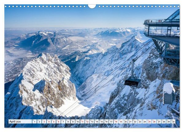 Produktbild: Garmisch-Partenkirchen mit Zugspitze und Eibsee (Wandkalender 2026 DIN A3 quer), CALVENDO Monatskalender