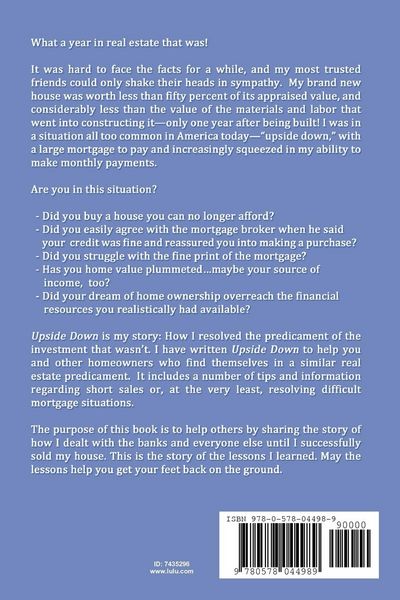Produktbild: Upside Down-Navigating A Personal Mortgage Crisis