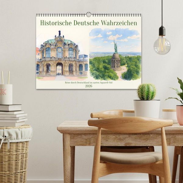 Produktbild: Historische Deutsche Wahrzeichen (Wandkalender 2026 DIN A3 quer), CALVENDO Monatskalender