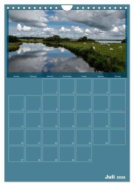 Produktbild: Worpswede - K&uuml;nstlerdorf unter weitem Himmel (Wandkalender 2026 DIN A4 hoch), CALVENDO Monatskalender