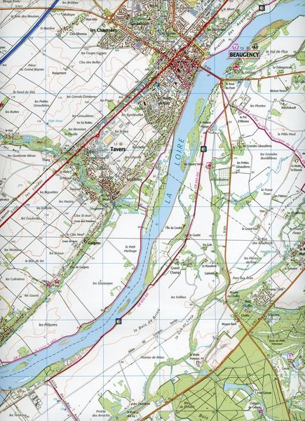 Produktbild: Beaugency.Mer.Meung-sur-Loire 1:25 000