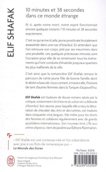 Produktbild: 10 minutes et 38 secondes dans ce monde etrange