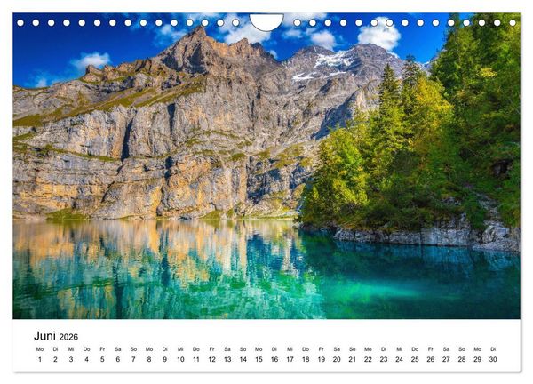 Produktbild: Wunderwelt Schweiz (Wandkalender 2026 DIN A4 quer), CALVENDO Monatskalender