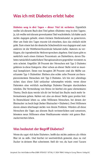 Produktbild: Der Anti-Diabetes-Plan