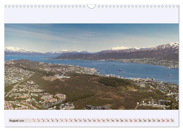 Produktbild: Norwegen Nordland Troms og Finnmark - Panoramen (Wandkalender 2026 DIN A3 quer), CALVENDO Monatskalender