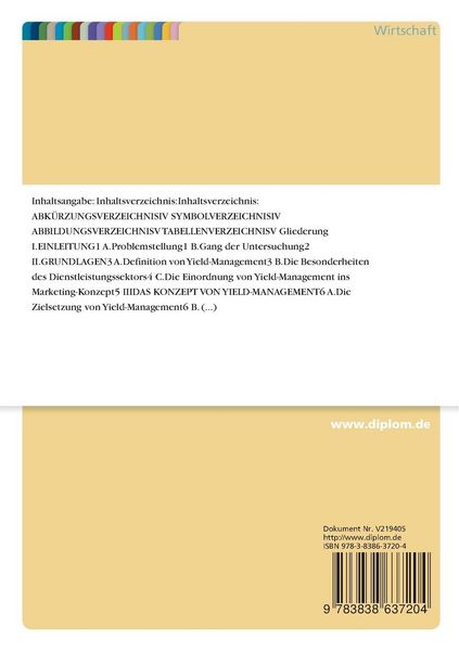 Produktbild: Yield-Management