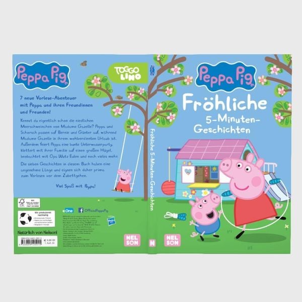 Produktbild: Peppa Wutz Gutenachtgeschichten: Fr&ouml;hliche 5-Minuten-Geschichten