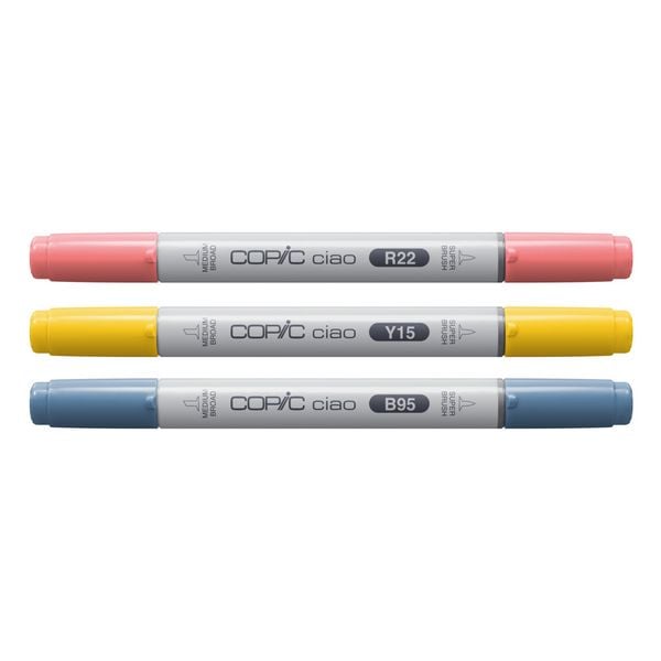 Produktbild: Copic Marker Set Ciao LAYER&MIX Brilliant Palette 3 St&uuml;ck Faltschachtel
