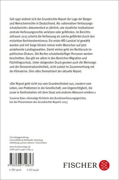 Produktbild: Grundrechte-Report 2024