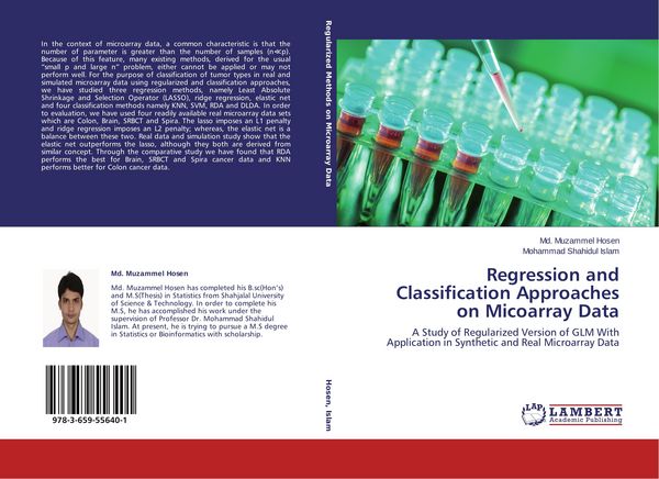 Produktbild: Regression and Classification Approaches on Micoarray Data