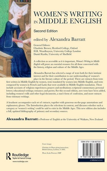Produktbild: Women's Writing in Middle English