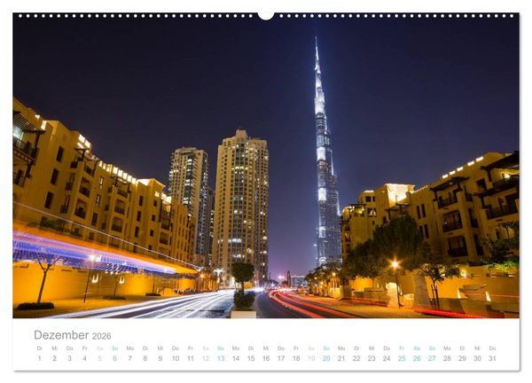 Produktbild: Dubai Architektur 2026 (hochwertiger Premium Wandkalender 2026 DIN A2 quer), Kunstdruck in Hochglanz