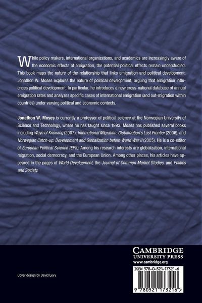 Produktbild: Emigration and Political Development