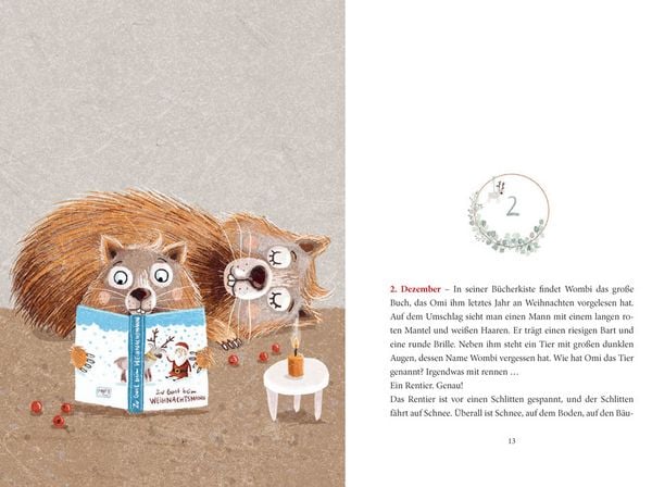 Produktbild: Ein Wombat im Schnee. Adventsgeschichte zum Vorlesen in 24 Kapiteln