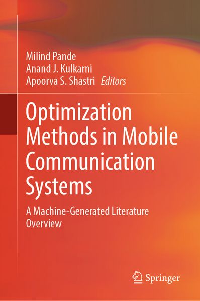 Produktbild: Optimization Methods in Mobile Communication Systems