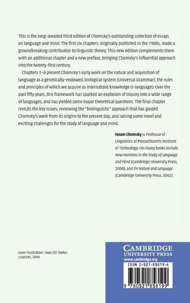Produktbild: Language and Mind