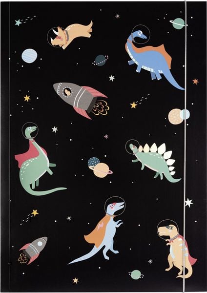 Produktbild: Sammelmappe A3 HOTFOIL SPACE DINOS