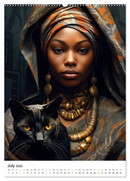Produktbild: Purrrfect Companions (Wall Calendar 2026 DIN A2 portrait), CALVENDO 12 Month Wall Calendar