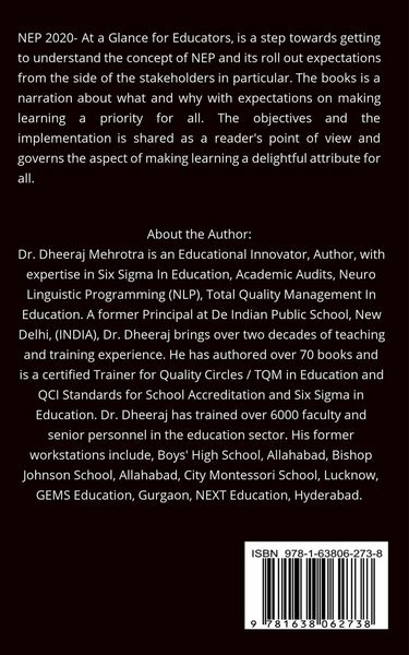 Produktbild: NEP 2020- At a Glance for Educators