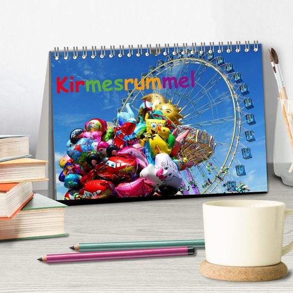 Produktbild: Kirmesrummel (Tischkalender 2026 DIN A5 quer), CALVENDO Monatskalender