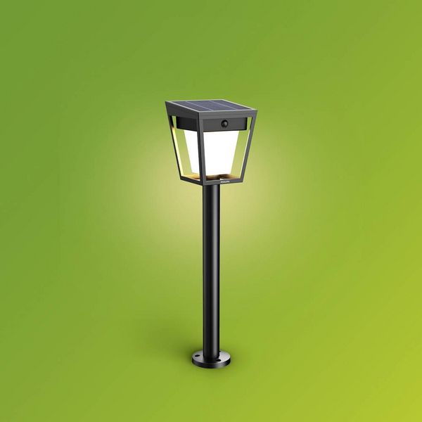 Produktbild: Philips LED 929004632001 Nissa Solar-Außenstandleuchte LED LED fest eingebaut 1.8W Schwarz