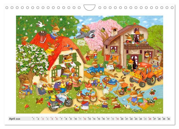 Produktbild: Meine kleine Wimmelwelt (Wandkalender 2026 DIN A4 quer), CALVENDO Monatskalender