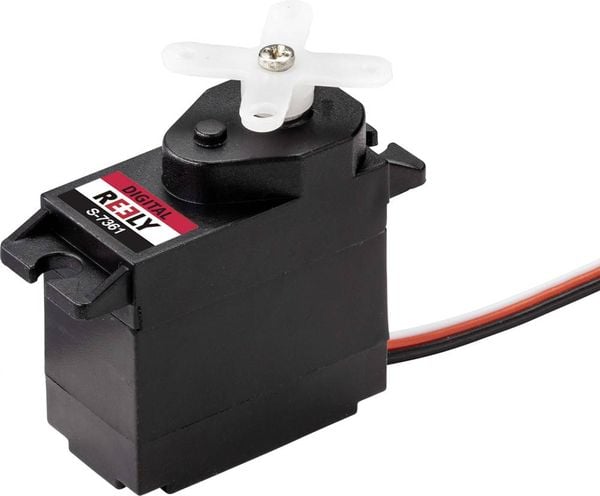 Reely Micro-Servo Digital-Servo Getriebe-Material: Kunststoff Stecksystem: JR