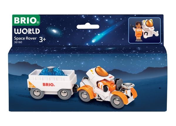 Produktbild: BRIO World 36160 Weltraum Rover - Eisenbahn-Set f&uuml;r Kinder ab 3 Jahren - zauberhaftes Geschenk