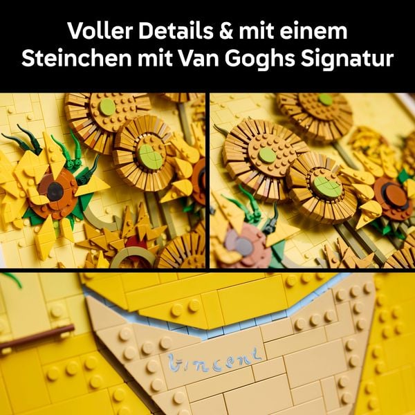 Produktbild: LEGO Art Vincent van Gogh &ndash; Sonnenblumen - 3D-Gem&auml;lde zum Bauen 31215