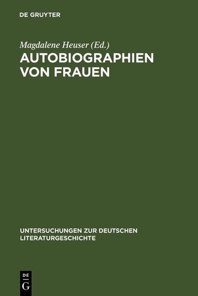 Produktbild: Autobiographien von Frauen