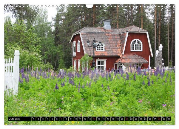 Produktbild: Sommer in Schwedens Lappland (Wandkalender 2026 DIN A3 quer), CALVENDO Monatskalender