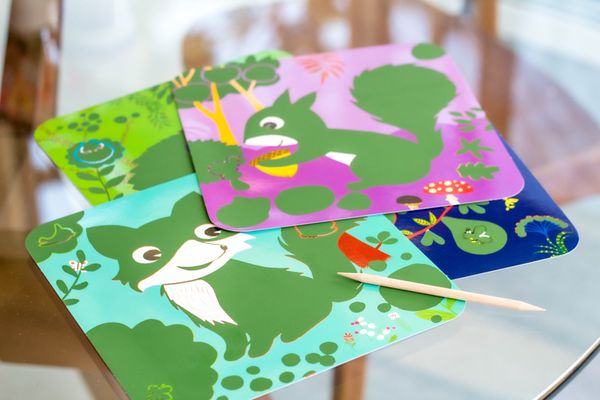 Produktbild: 3 bis 6 Jahre - Kratzbilder Country creatures
