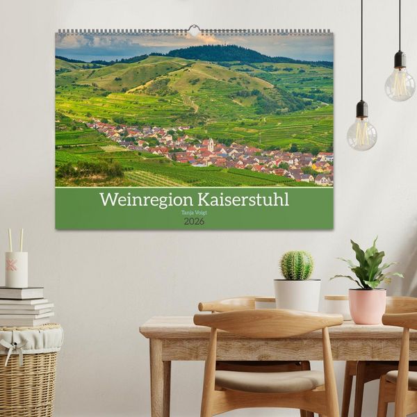 Produktbild: Weinregion Kaiserstuhl (Wandkalender 2026 DIN A2 quer), CALVENDO Monatskalender