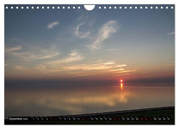 Produktbild: Nordseeinsel Pellworm 2026 (Wandkalender 2026 DIN A4 quer), CALVENDO Monatskalender