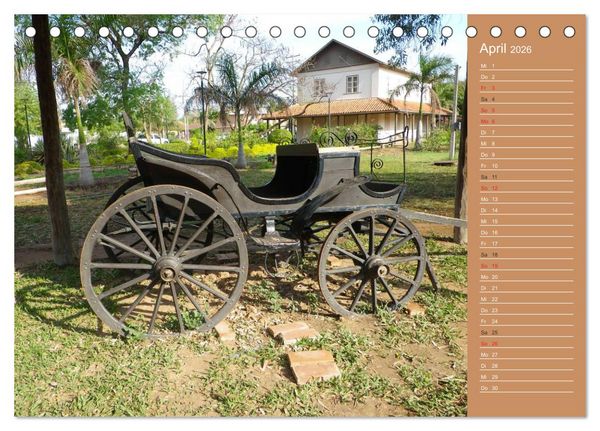Produktbild: Bilder aus dem Chaco in Paraguay (Tischkalender 2026 DIN A5 quer), CALVENDO Monatskalender
