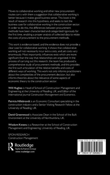 Produktbild: Procurement in the Construction Industry