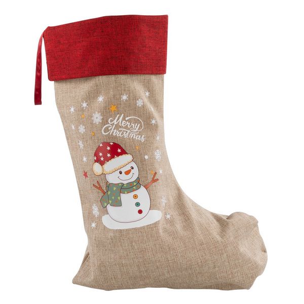 Produktbild: Idena Weihnachtsstrumpf Schneemann 31x46cm
