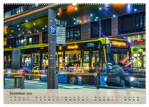 Produktbild: Nahverkehr in Chemnitz (Wandkalender 2026 DIN A2 quer), CALVENDO Monatskalender