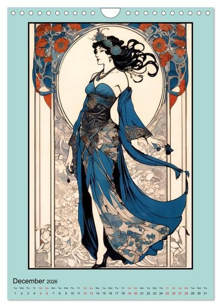 Produktbild: Women's Images of the Belle &Eacute;poque (Wall Calendar 2026 DIN A4 portrait), CALVENDO 12 Month Wall Calendar