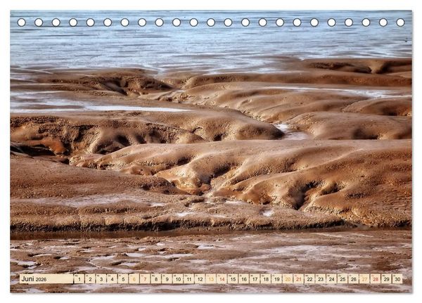 Produktbild: Friesland - Watt und Nordsee (Tischkalender 2026 DIN A5 quer), CALVENDO Monatskalender