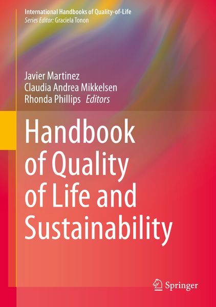 Produktbild: Handbook of Quality of Life and Sustainability