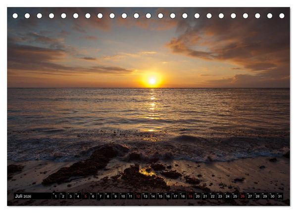 Produktbild: Blick aufs ruhige Meer (Tischkalender 2026 DIN A5 quer), CALVENDO Monatskalender