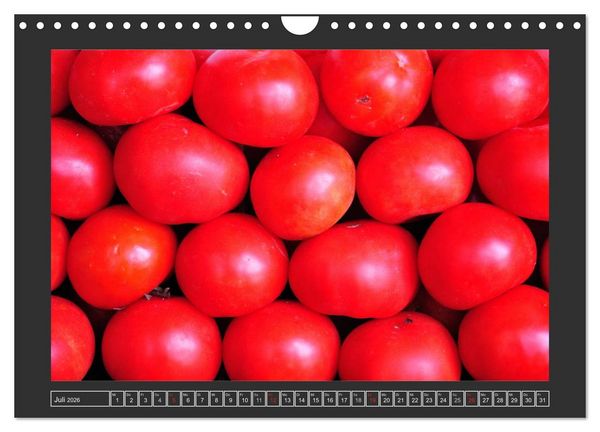 Produktbild: Obst + Gem&uuml;se (Wandkalender 2026 DIN A4 quer), CALVENDO Monatskalender