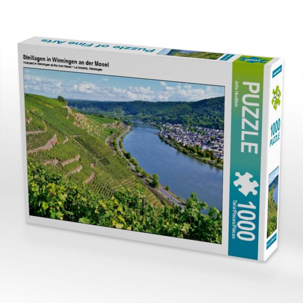 CALVENDO Puzzle Steillagen in Winningen an der Mosel | 1000 Teile Lege-Größe 64x48cm Foto-Puzzle für glückliche Stunden