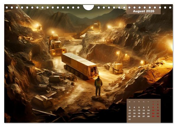 Produktbild: Der Schimmer im Dreck (Wandkalender 2026 DIN A4 quer), CALVENDO Monatskalender